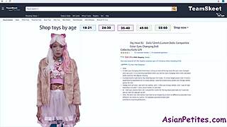 White Man Indulges with Bound Asian Fuck Doll