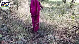 desi village girlfriend sneaks from in-laws for forest fuck fingering and doggystyle