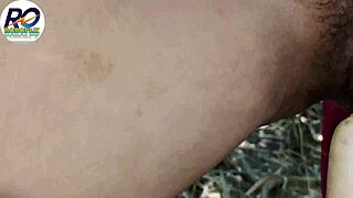 desi village girlfriend sneaks from in-laws for forest fuck fingering and doggystyle