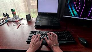 the office whore drops to knees sucking boss big interracial cock for that promotion pov