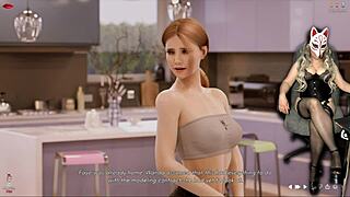 Ms Denvers Plays Naughty Stockings Game in Cosplay Session!