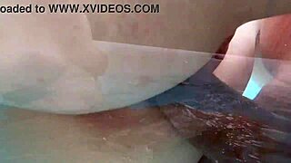 Sex addicted German teen bends over for monster cock doggystyle pov