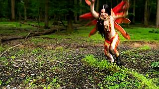 lily thot the tiny anal bug squirms through muddy outdoor submission