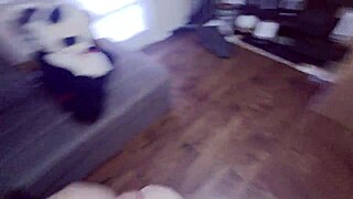 Huge massive tits unleash shocking deepthroat surprise
