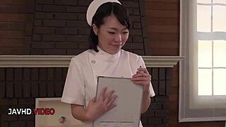 ui kinari's shaved pussy tempts in nurse stockings at hospital
