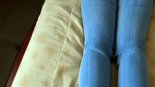 Stepmom offers her huge ass for my cumshot but begs me not to fuck her hairy pussy