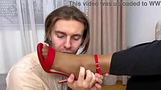 i'm so horny boss yanking pantyhose for your tongue on my soaked pussy