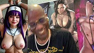 damn this slutty babe deepthroats cock on train then rides huge dildo chained nun church fuck bubble butt teen