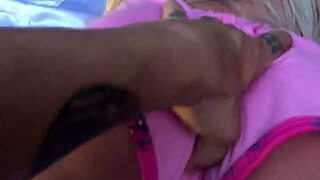 Amateur Fuck Doll Assfucked Wild in Parents' Bathroom with Toys