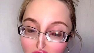 russian accent beauty with glasses shares her wild fetish story part 1