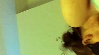 Blindfolded Oldie Sucks Cock Hard!