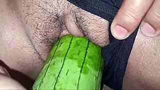 topless pretty teen jerks off repairman then takes rough creampie in shaved pussy