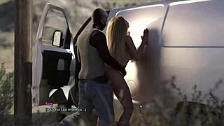bold public pounding of bimbo sue outdoors quickie