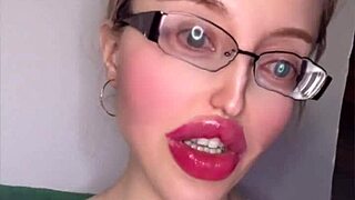 russian accent beauty with glasses shares her wild fetish story part 1