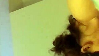 Blindfolded Oldie Sucks Cock Hard!