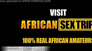 Tanzanian maid's ebony pussy pounded rough morning style - hidden in your hotel bill?