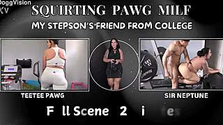 my stepsons college friend makes this pawg milf squirt nonstop on his bbc