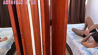 father-in-law pops 18yo stepdaughter's cherry while stepmom's out tight pussy deflowered