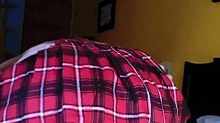 horny babysitter petite teen rides my hard cock cowgirl nonstop while kids sleep - compilation