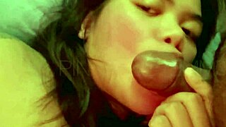 Horny Filipina Maid Sucks Boss Cock Creampies Hairy Pussy Behind Wife's Back