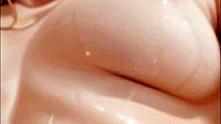 japanese girls spread shaved pussies to squirt hard