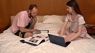 Hey, banging my sexy tutor for a free english lesson feels amazing part 1 📚🍆💦🔥