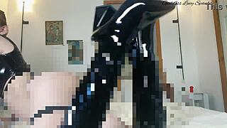 Blonde goddess boot bitch commands your feet worship pov
