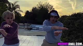 Karate Milf Mommy Assfucked Hard by Young Cock