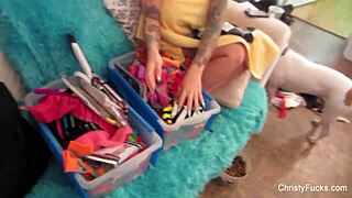 Hey Christy Mack's wild hardcore behind scenes fuck fest