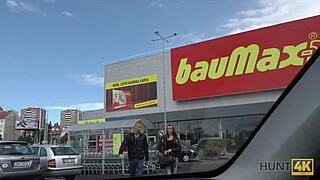 Ever wonder how a shopping trip turns into buying young Czech pussy for outdoor cash fun?