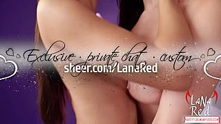 i love watching lilu moon and lana red finger wet lesbian holes with toys