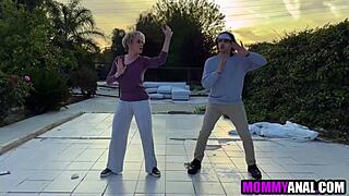 Karate Milf Mommy Assfucked Hard by Young Cock