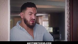tiny asian teen paisley paige pays debt with freeuse fuck from peter green's big cock 😈🔥