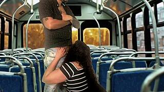 public bus ride turns into risky moving thrill