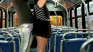 public bus ride turns into risky moving thrill