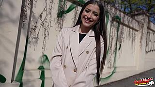 German scout fucks petite 18+ Colombian Sofia Smith deep on Berlin holiday trip!