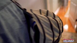 Blue Haired Hottie Raven Fingers Her Shaved Pussy Then Gets Fucked Bent Over for Cum Swallow