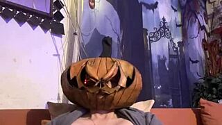 halloween rey calabaza bares her shy pumpkin goods