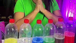 TikTok Bottle Challenge Turns Wild with Stepmom Leyne Rodriguez Deepthroat Action.