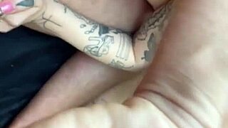 Heart pounds catching lingerie model masturbating then pov anal creampie riding ecstasy.