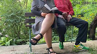 my busty stepmom's saggy tits flash during outdoor exam roleplay