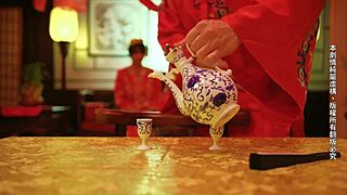 our chinese wedding was so hot i messed up the vows then we fucked like crazy with creampie