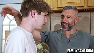 Daddy, your chores earned you bareback twink ass pounding?