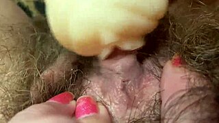raw hardcore fetish hits! big clit hairy vagina fucked to squirting orgasm