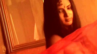 sexy belly dancer brunette teases hot erotic moves!
