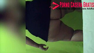 Mature Latina BBW Dances Big Ass Out of Underwear