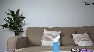 ebony foot model with huge soles gets booty massage oiled up
