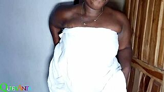 Chubby 72-year-old granny bent over taking rough doggystyle pounding from big black cock