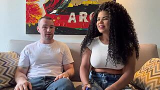 rosxana gutierrez teases andres acosta behind the scenes