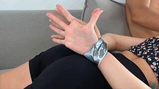 mom's friend begs to suck cock with bound hands